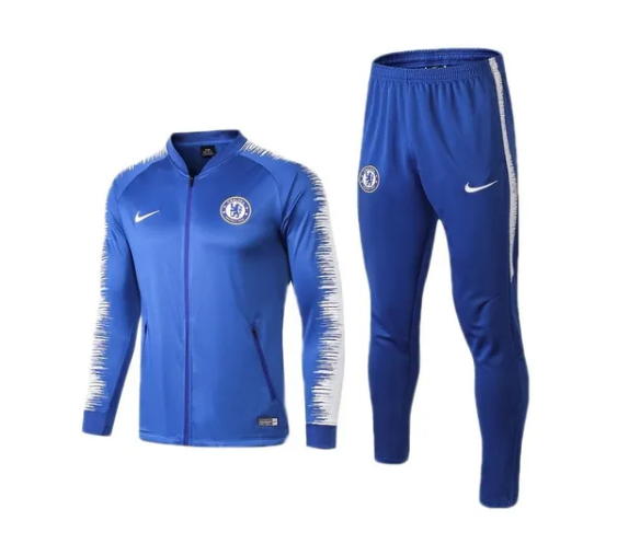 Kit Agasalho Infantil Chelsea 18/19 Tamanho 14