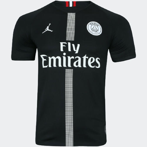 Camisa Paris Saint-Germain – Jordan Preta 18/19