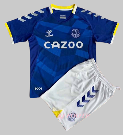 kit Camisa  Everton infantil 2021-2022  home
