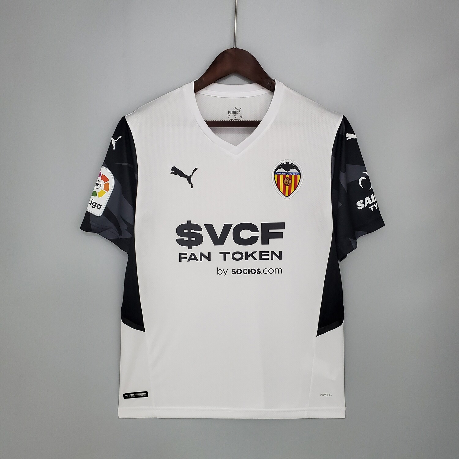 Camisa Valencia home 2021/2022  Torcedor Puma Masculina