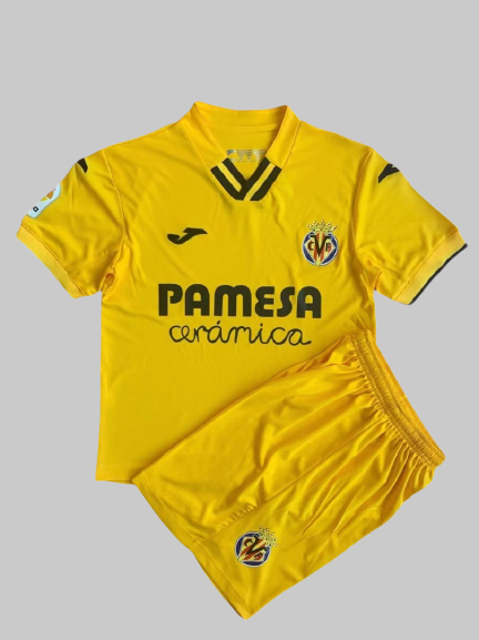 kit Camisa  Villarreal infantil 2021-2022  home