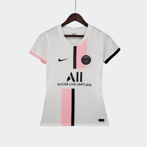 Camisa Jordan  PSG II 2021/2022 Torcedora Pro Feminina Rosa