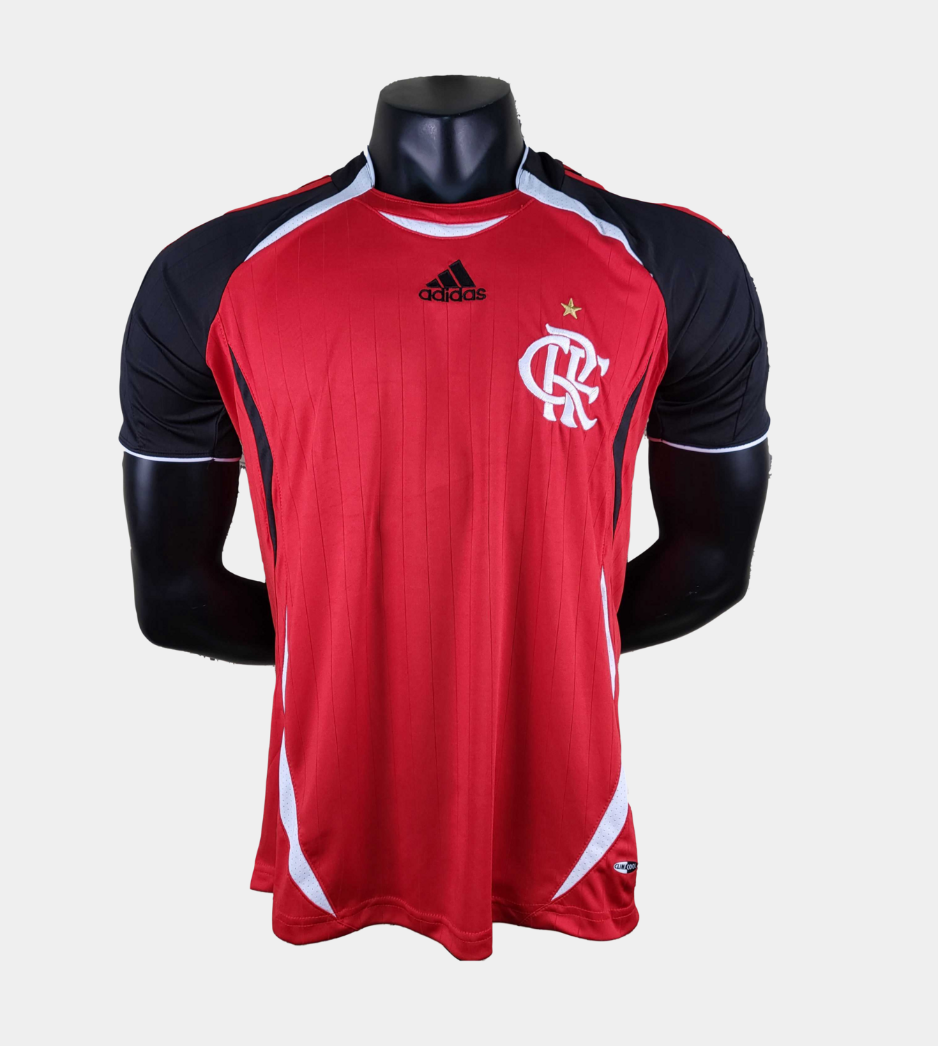 Camisa Flamengo 22/23 Adidas Teamgeist Masculina - Vermelho+Preto