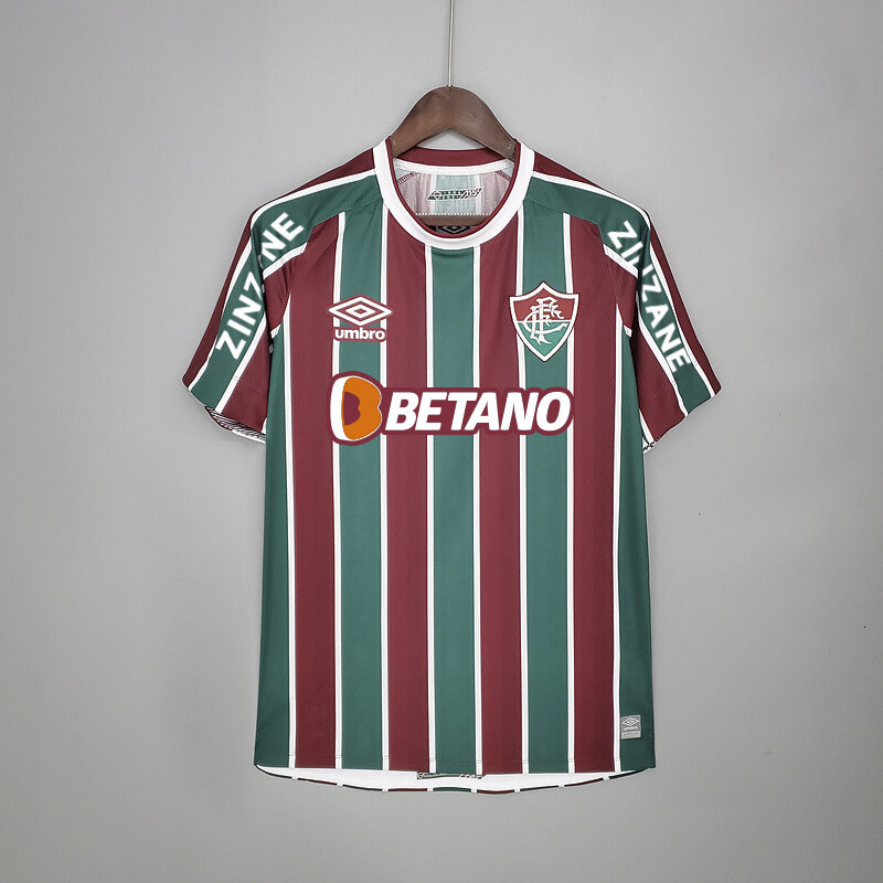 Camisa Umbro Fluminense I 2021 Com Patrocínio