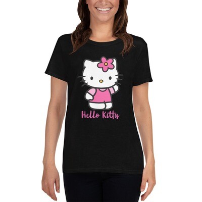 Camiseta Feminina Hello Kitty Manga Curta Printful