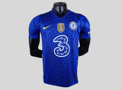 Camisa Chelsea FC Home 2021-2022 Nike Patch Mundial