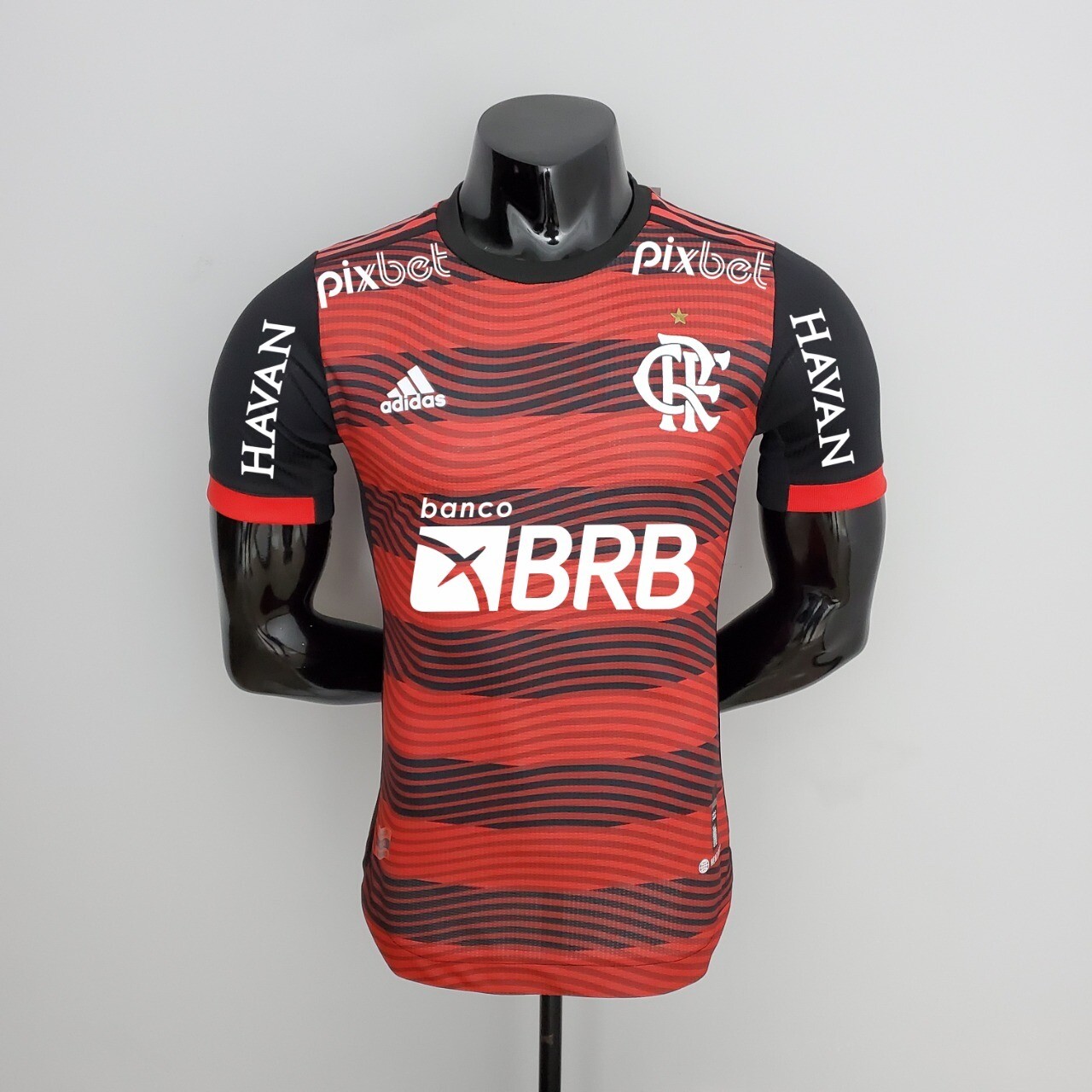 Camisa Flamengo Jogo 1 Authentic Adidas 2022-2023 (Jogador) Patrocínios