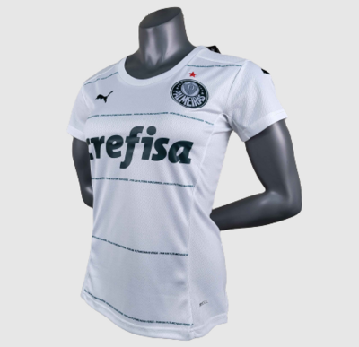 Camisa Palmeiras II 2022-2023  Torcedor Puma Feminina - Branca