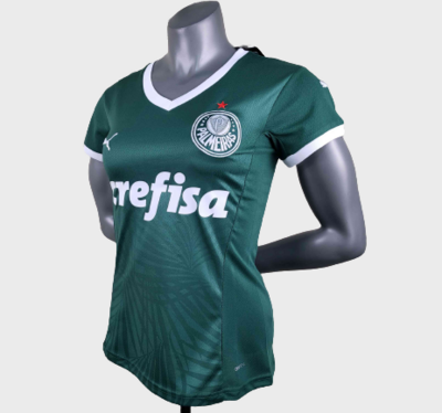 Camisa Palmeiras I 2022-2023  Torcedor Puma Feminina - Verde