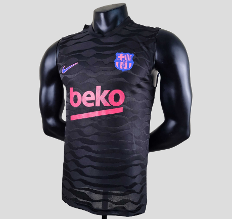 Camisa Regata Barcelona Preta 2022 Nike Treino