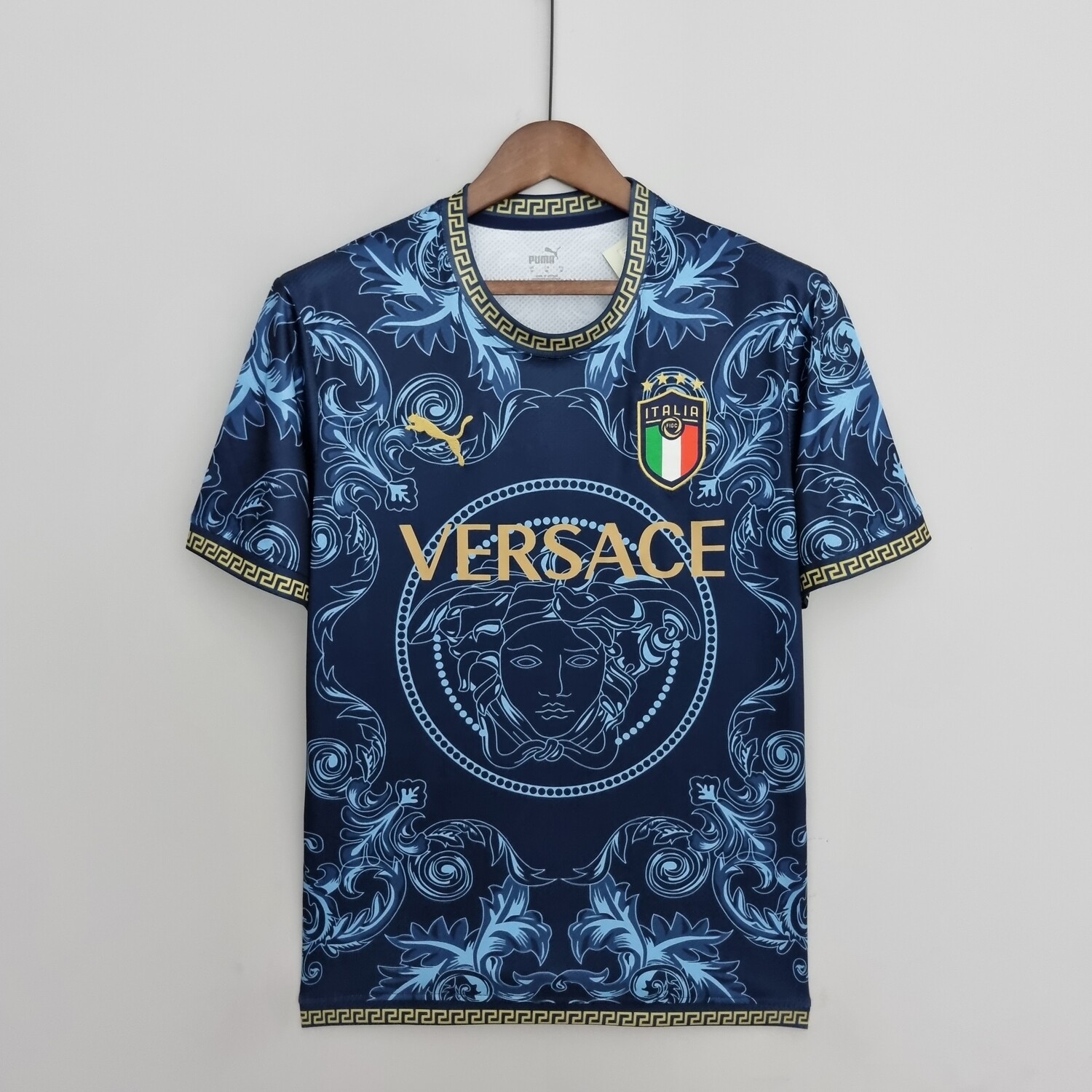 Camisa  Itália x Versace 2022 azul