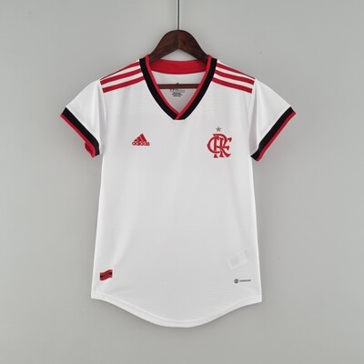 Camisa CR Flamengo Feminina Jogo 2 Adidas 2022