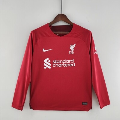 Camisa  Liverpool  2022-2023 Adidas Home Manga Longa