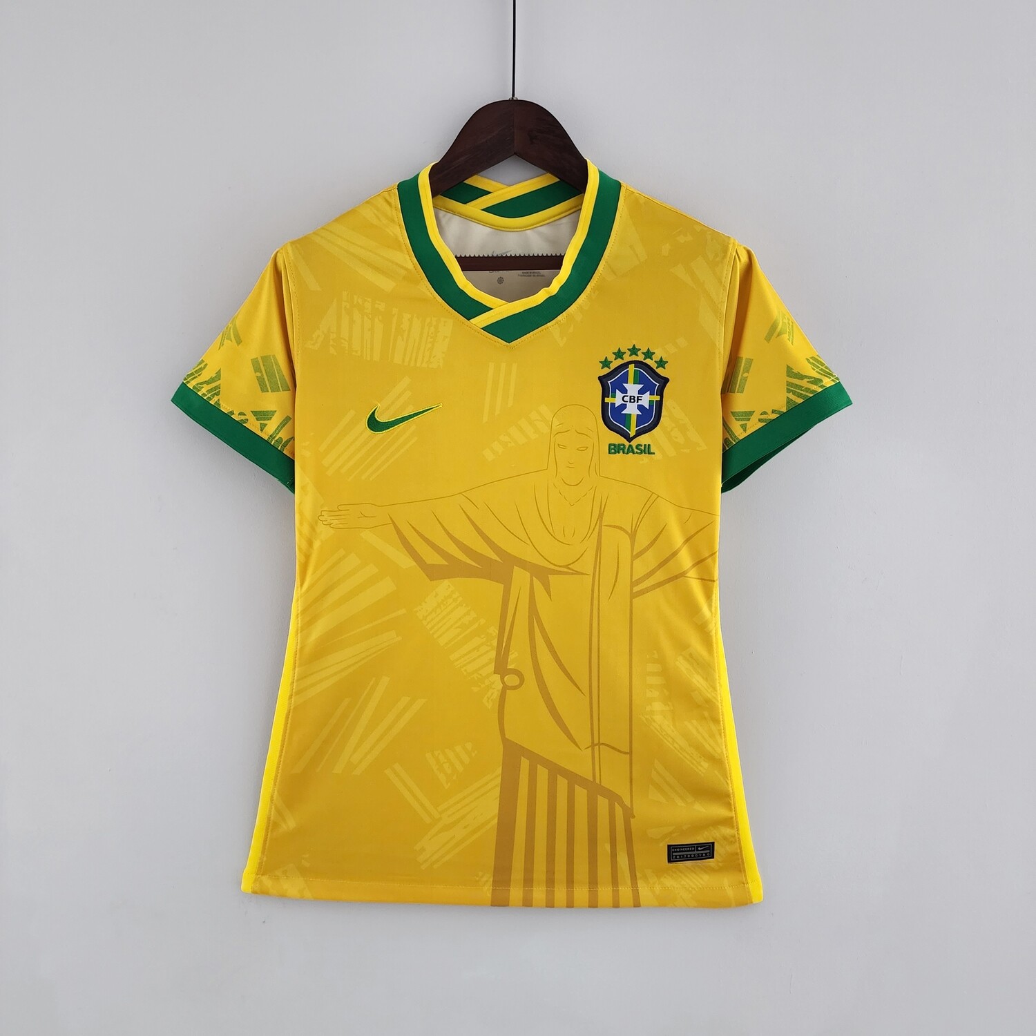 Camisa Brasil Edição Concept Amarela 2022 Feminina