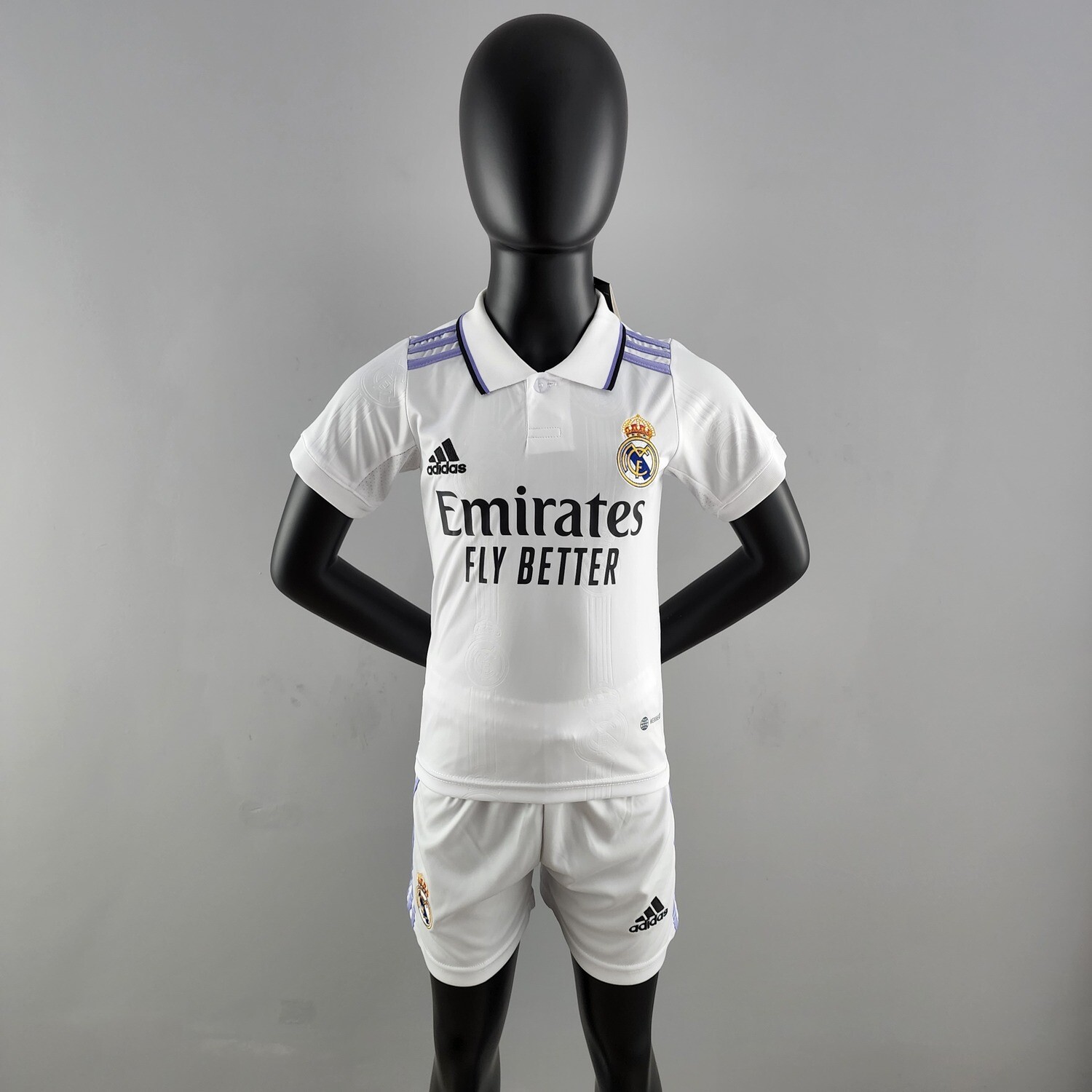 kit Camisa Infantil Real Madrid 2022/2023  Home