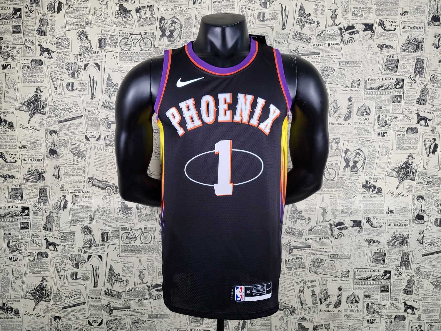 Regata NBA Phoenix Suns Purple -  BOOKER#1 Nike 2022