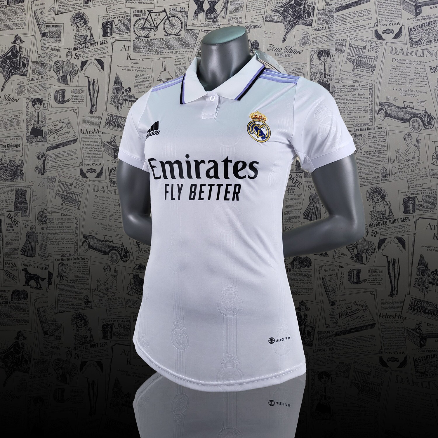 Camisa Real Madrid Adidas Home 2022/2023  Feminina