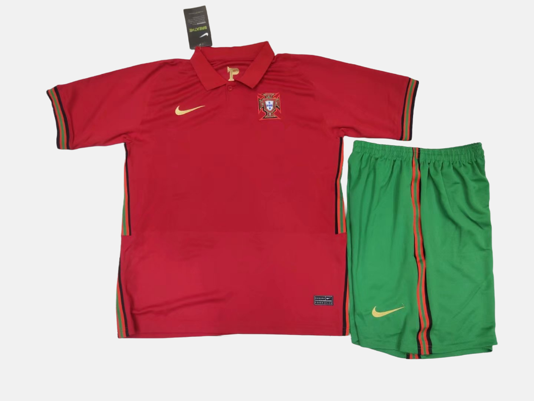 kit Camisa seleção de Portugal Infantil 2020