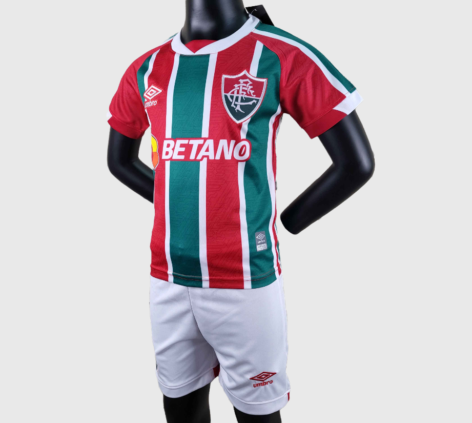 kit Camisa Fluminense Infantil  2022/2023 Home