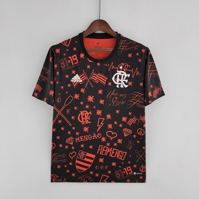 Camisa pré-jogo do Flamengo 2022-2023