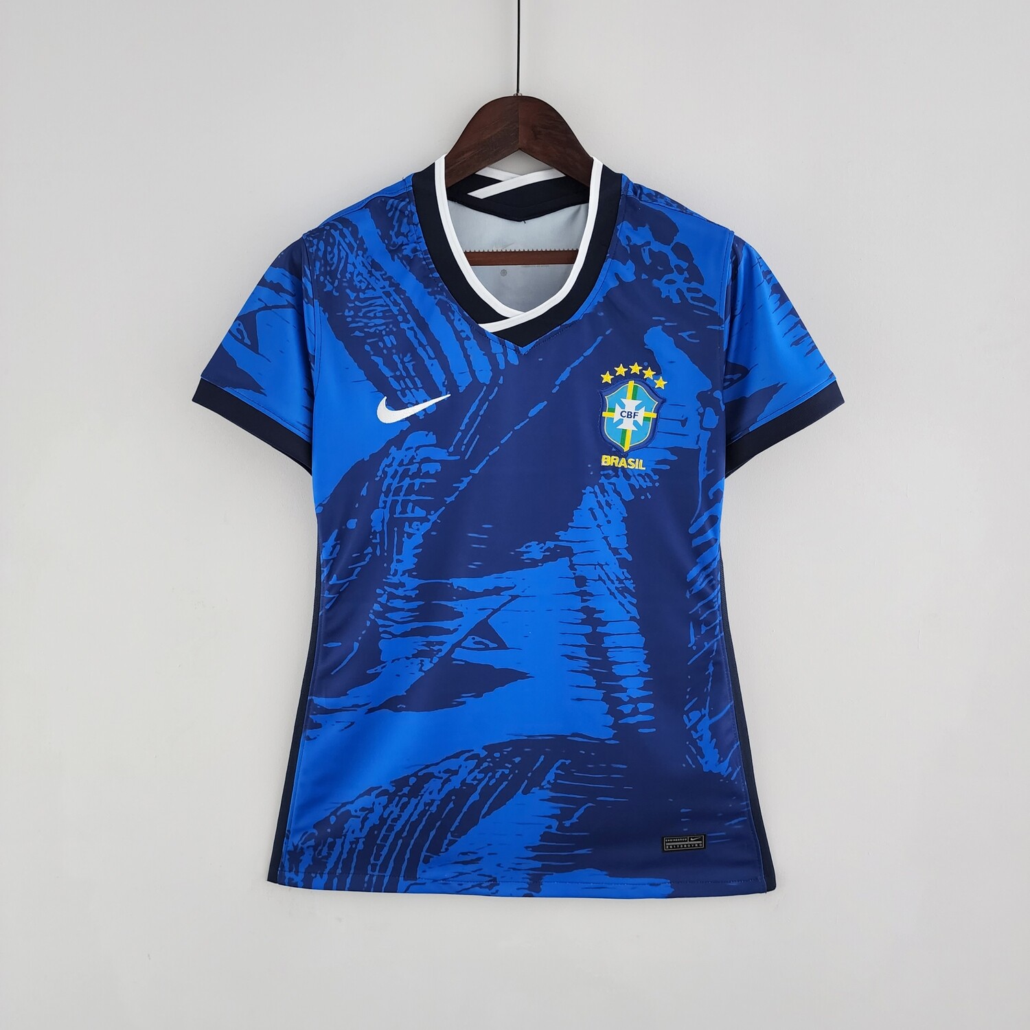 Camisa Brasil Edição Concept Azul 2022 Feminina