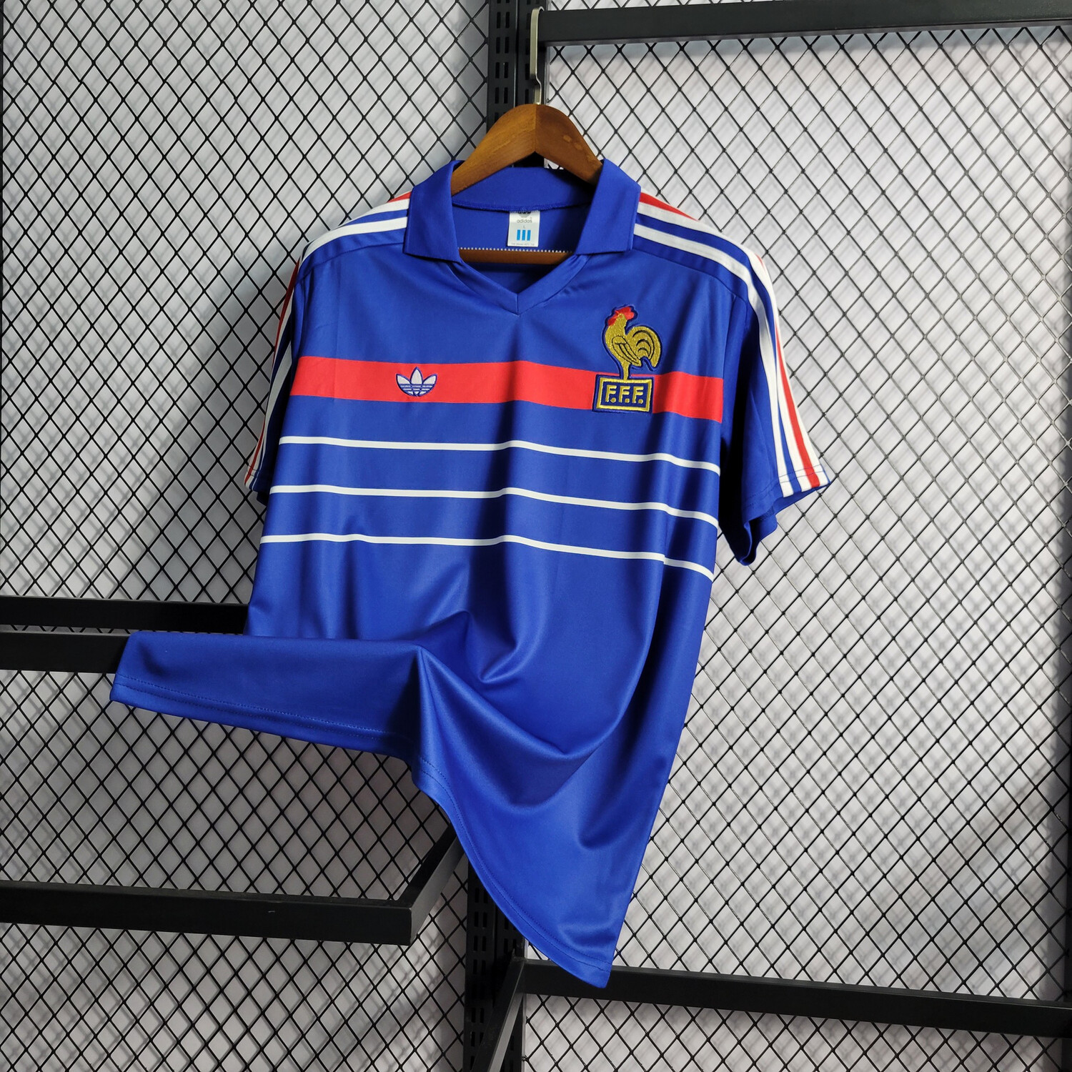 Camisa França (Home-Uniforme 1) Eurocopa 1984 Campeã