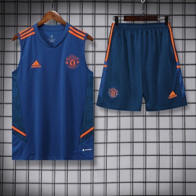 Kit Treino Regata Manchester United 2022/23 Adidas