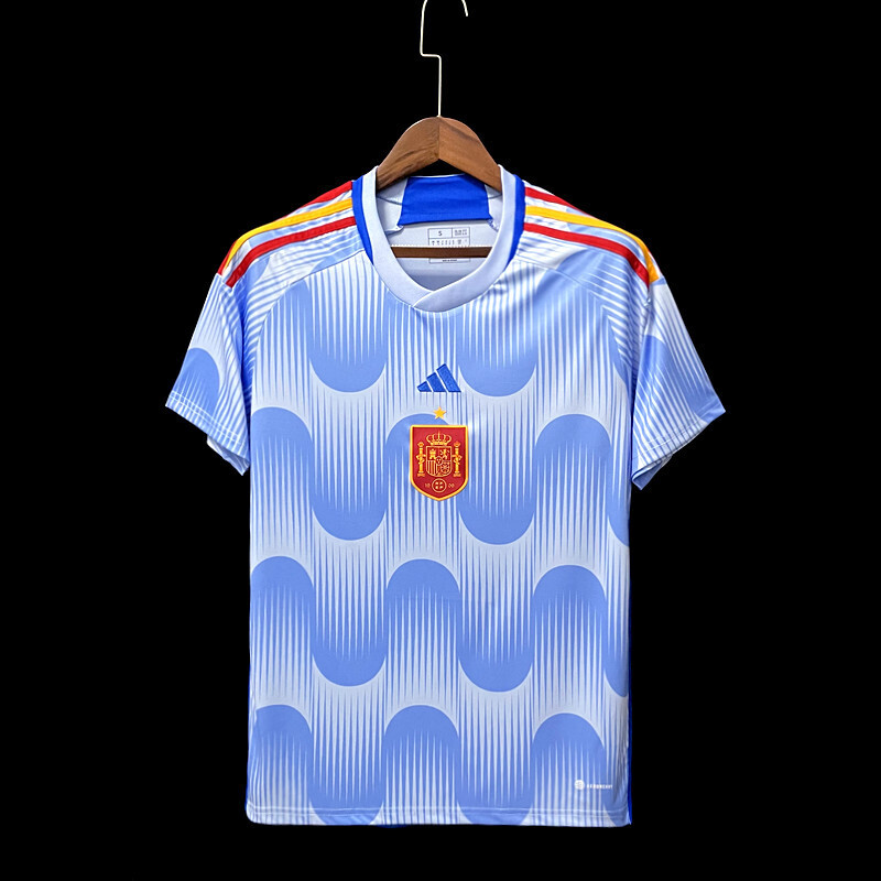 Camisa Espanha Away 2022-2023 Adidas Copa do Catar