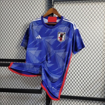 Camisa Seleção Japão Home 22/23  Torcedor Adidas Masculina - Azul