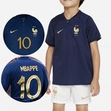 kit Camisa Seleção França 2022-2023 Infantil  copa do mundo