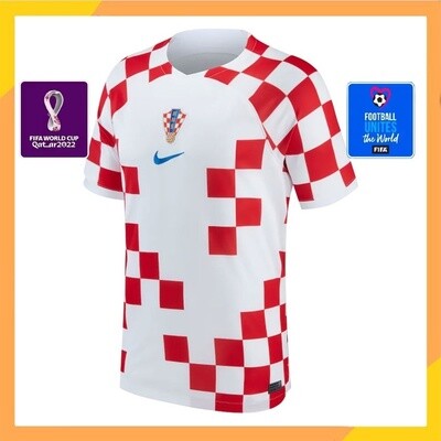 Camisa da Seleção da Croácia 2022-2023 Nike para a Copa do Catar Patch copa do catar