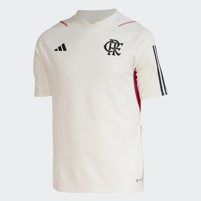 Camisa Treino CR Flamengo 2023 Masculina Off-white