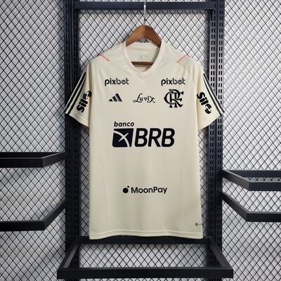 Camisa Flamengo Treino CR Atleta 2023/2024 Masculina Patrocínios