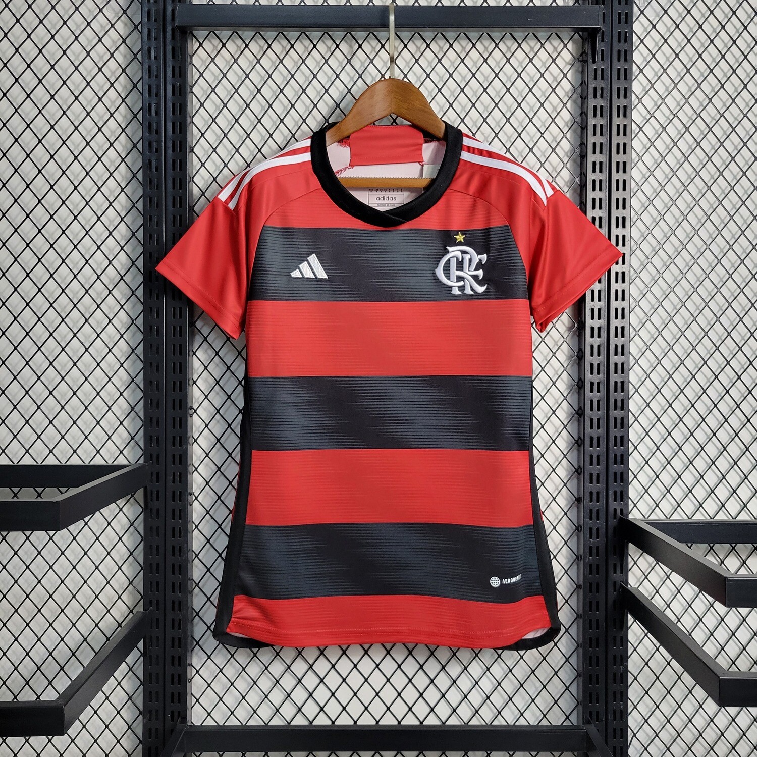 Camisa Flamengo I 23/24 Torcedor Adidas Feminina Jogo 1