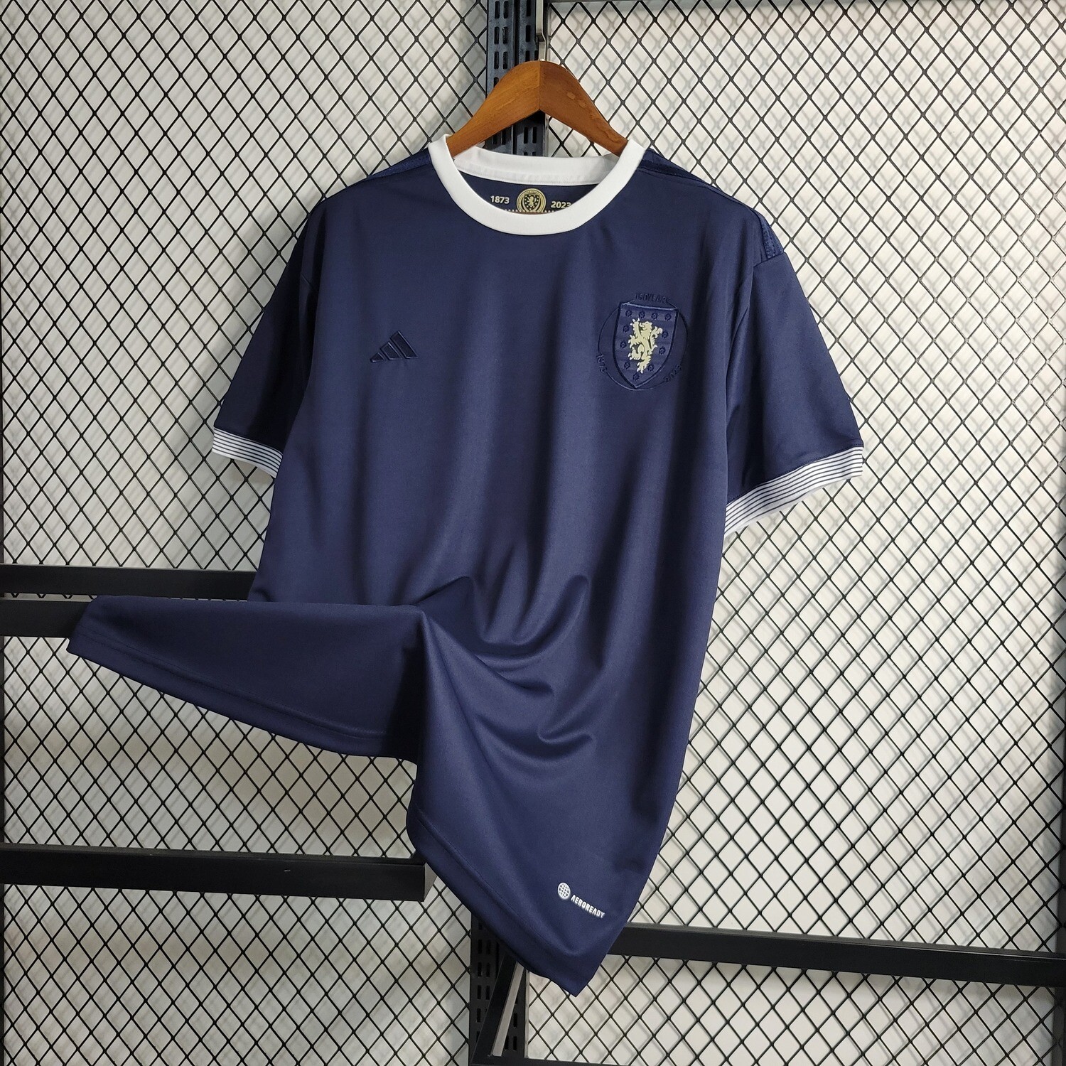 Camisa Escócia &#39;150 Anos&#39; 2023 Torcedor - Azul