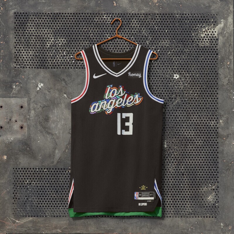 Regata NBA Los Angeles Clippers Season 23 - City Edition - Preto