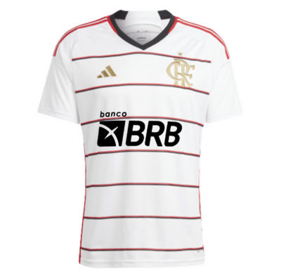 Camisa  Flamengo 2023/24  com  BRB Masculina Jogo 2