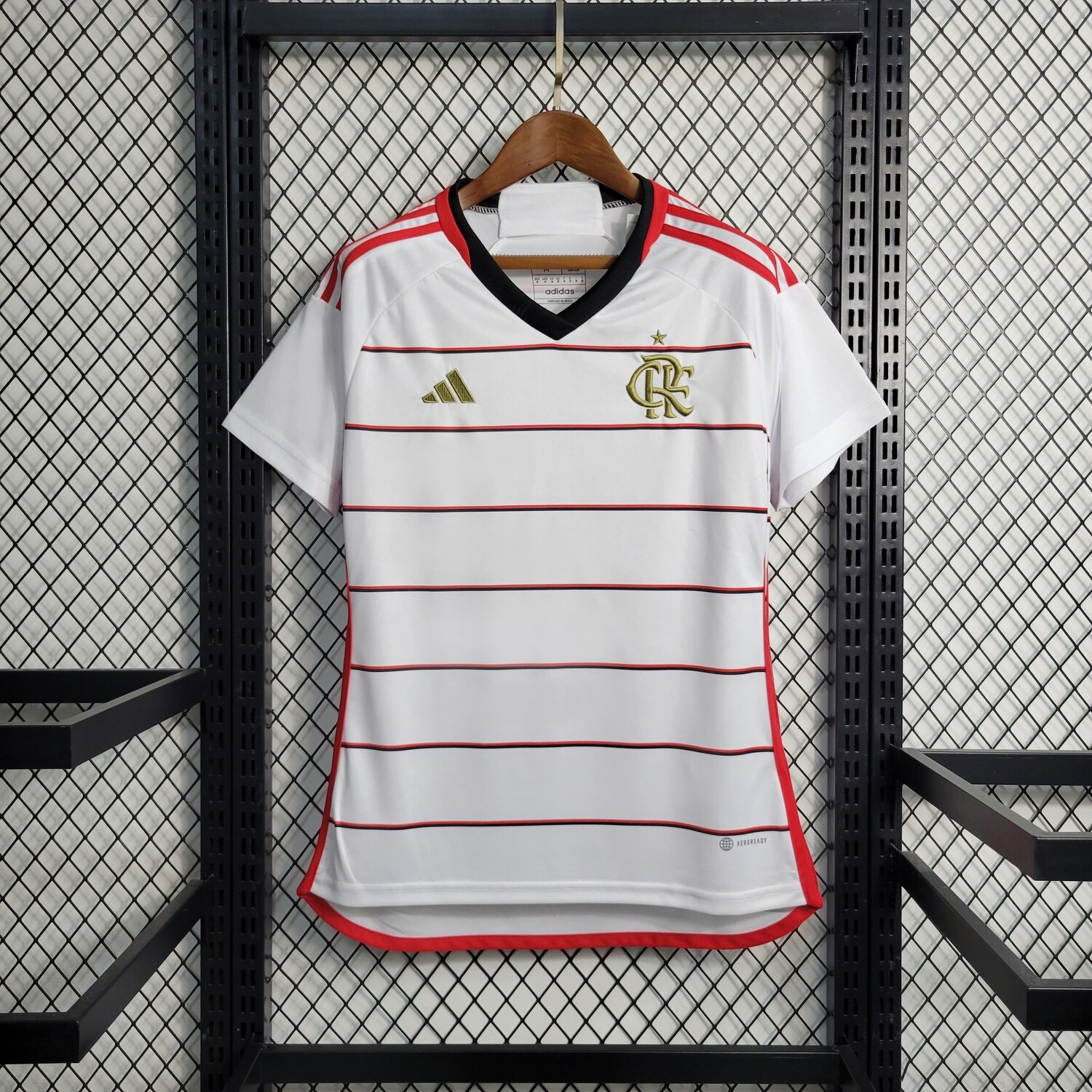 Camisa Flamengo 23/24 Torcedor Adidas Feminina Jogo 2