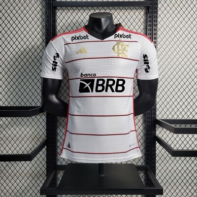 Camisa  Flamengo 2023/24  - Masculina AUTHENTIC Patrocínios   Jogo 2