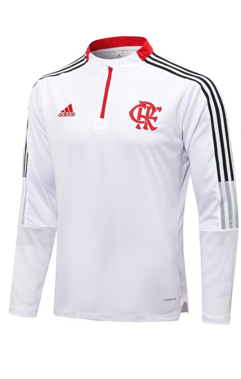 Jaqueta Flamengo Branco Treino 2021/22
