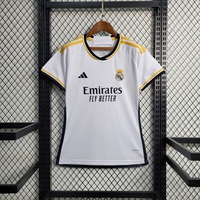 Camisa Real Madrid Home  2023/2024  Feminina