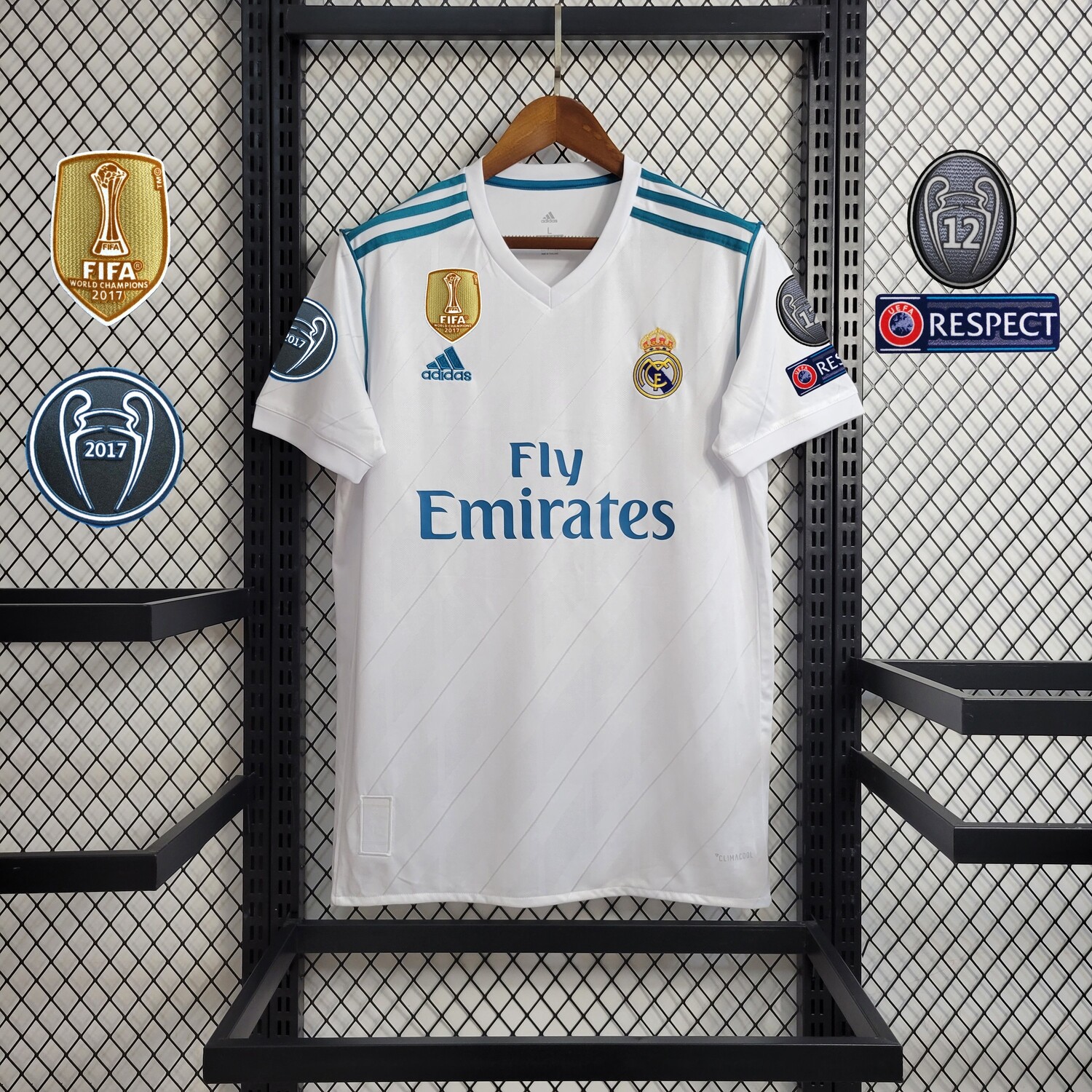Camisa Real Madrid 2017-2018 Uniforme 1
