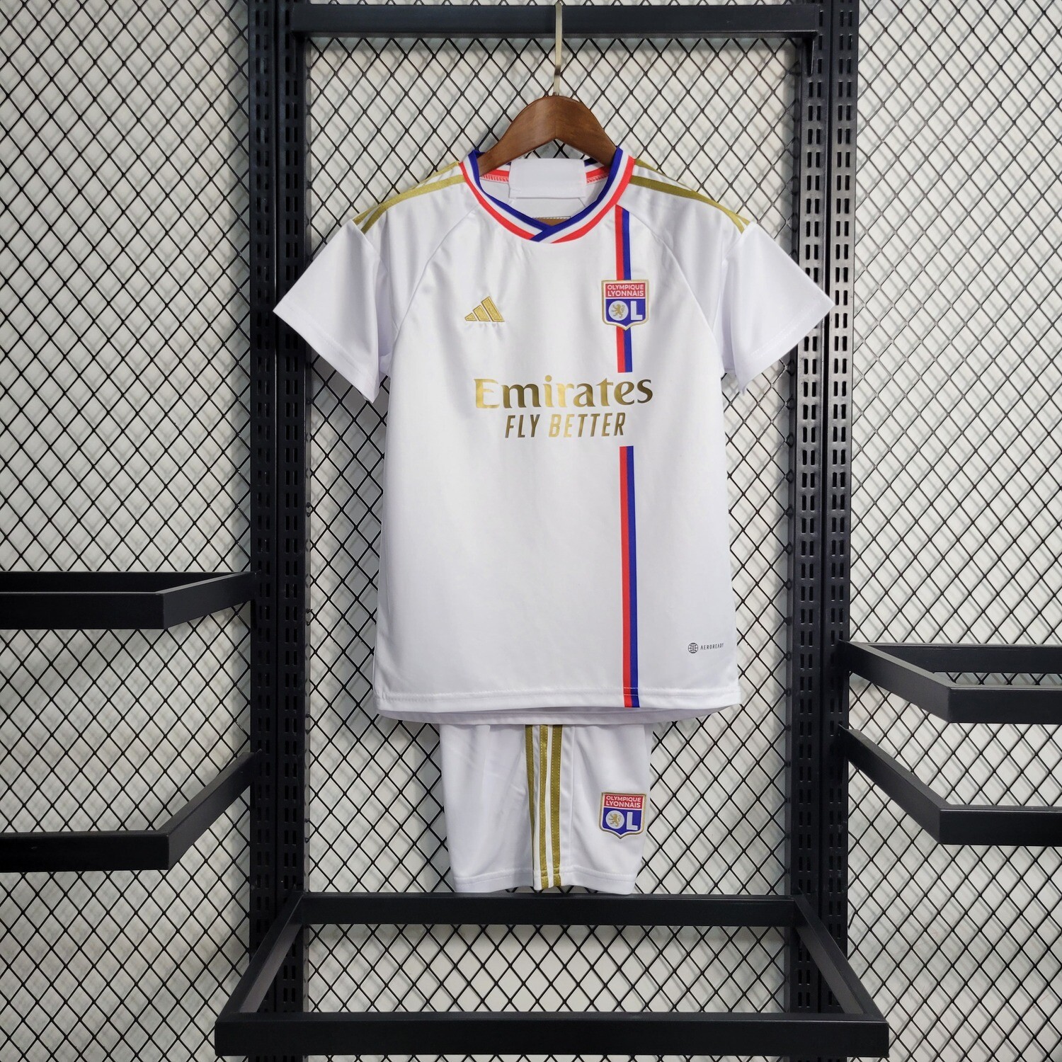 Kit Camisa Infantil do Olympique Lyon 2023-2024