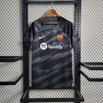Camisa Goleiro Barcelona 2023-2024 Nike Torcedor 
‍