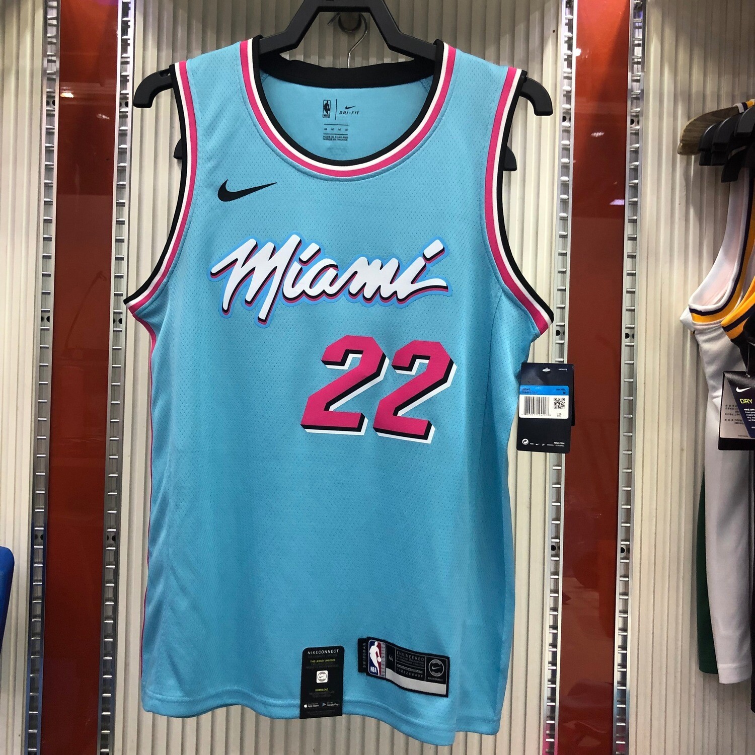 Camiseta Regata Esportiva Basquete NBA Miami Heat City Edition Vice BUTLER #22