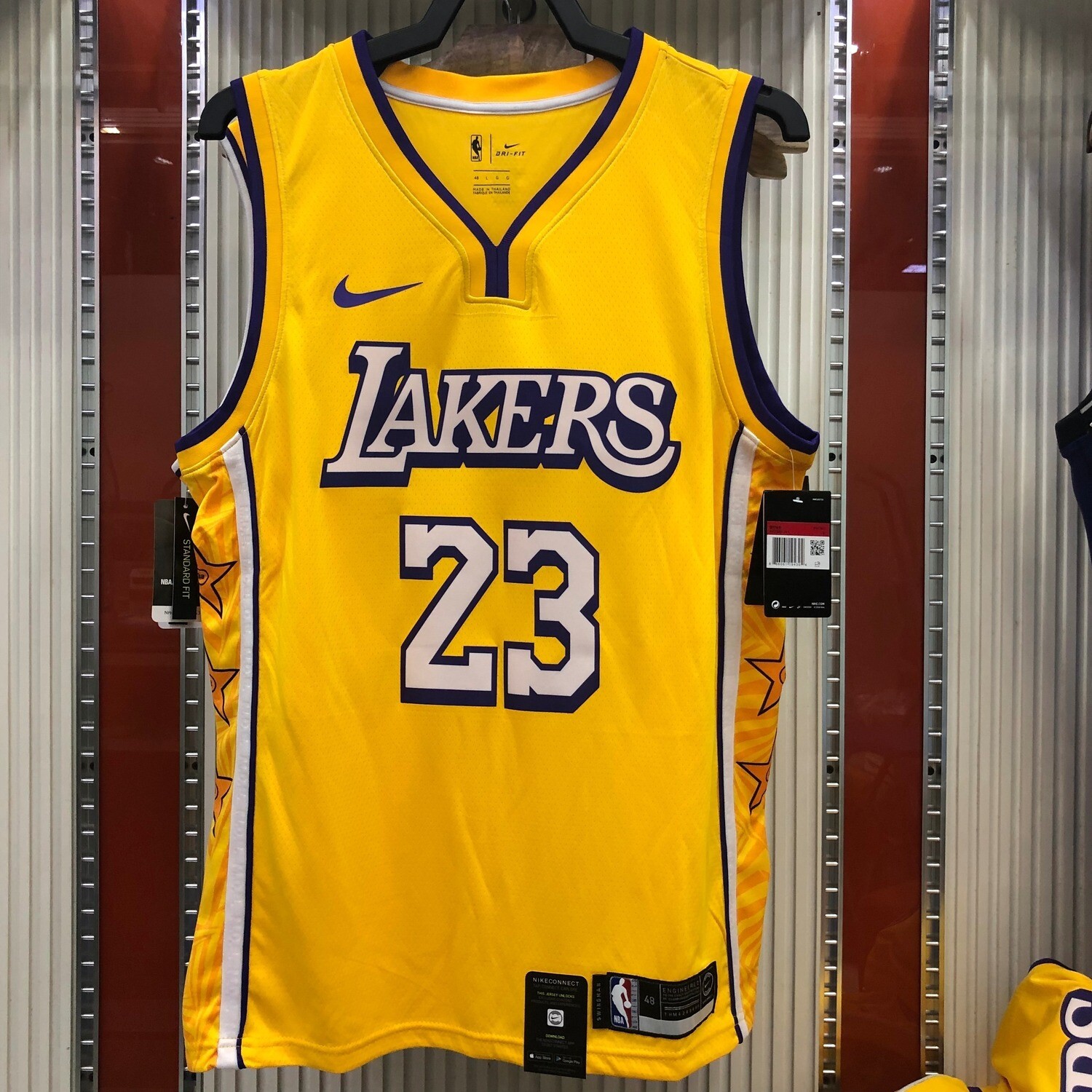 Regata Los Angeles Lakers Amarela James #23