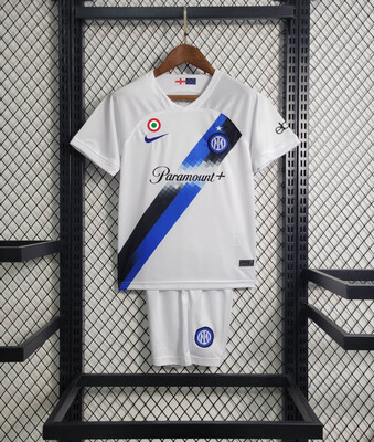 Kit Camisa  Infantil Inter de Milão 2023-24 Away