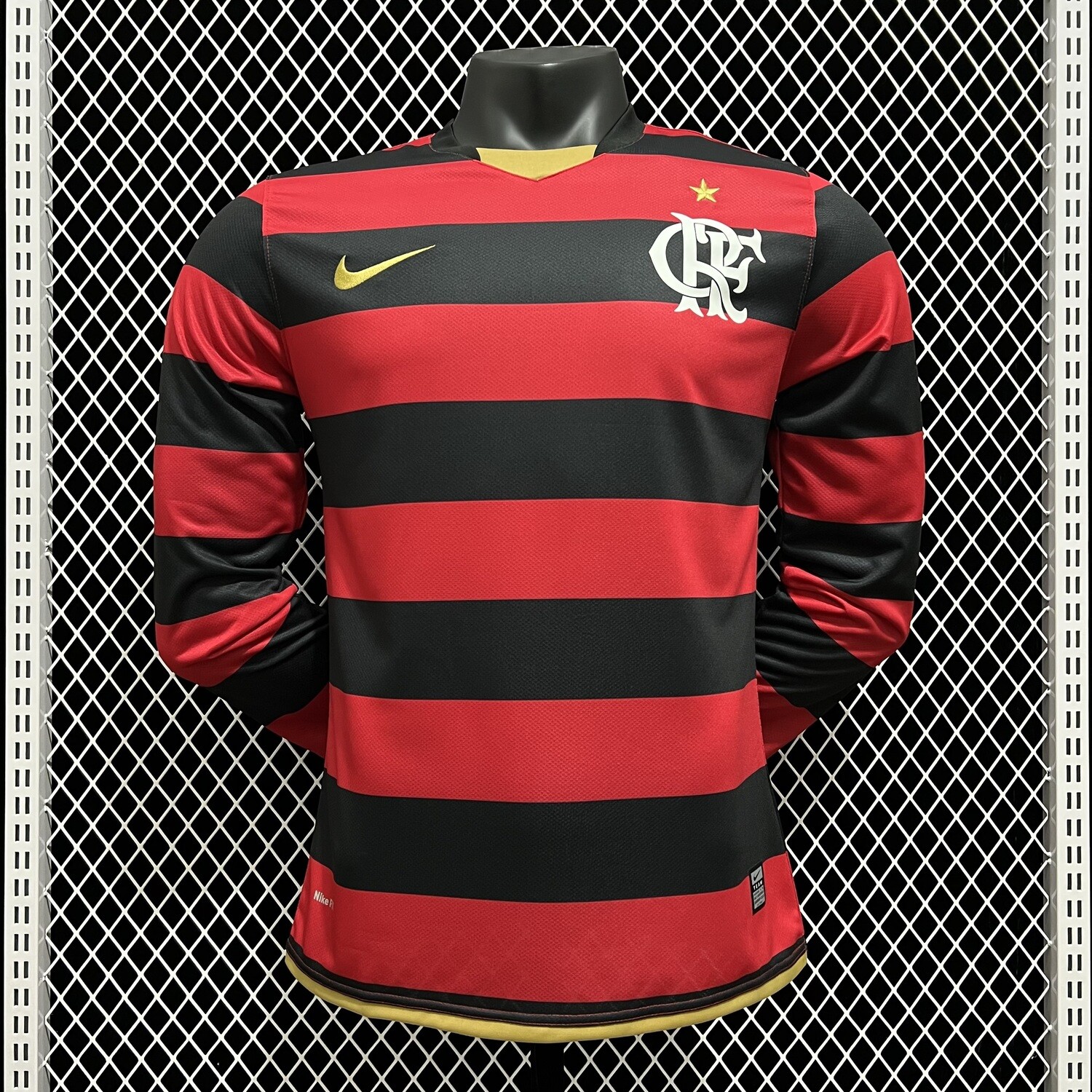 Camisa Flamengo 08/09 Manga Longa