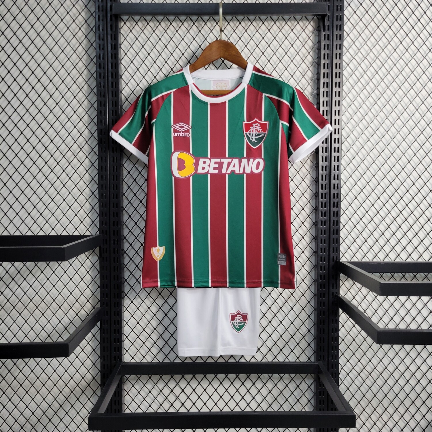 kit Camisa Fluminense Infantil 2023/2024 Home