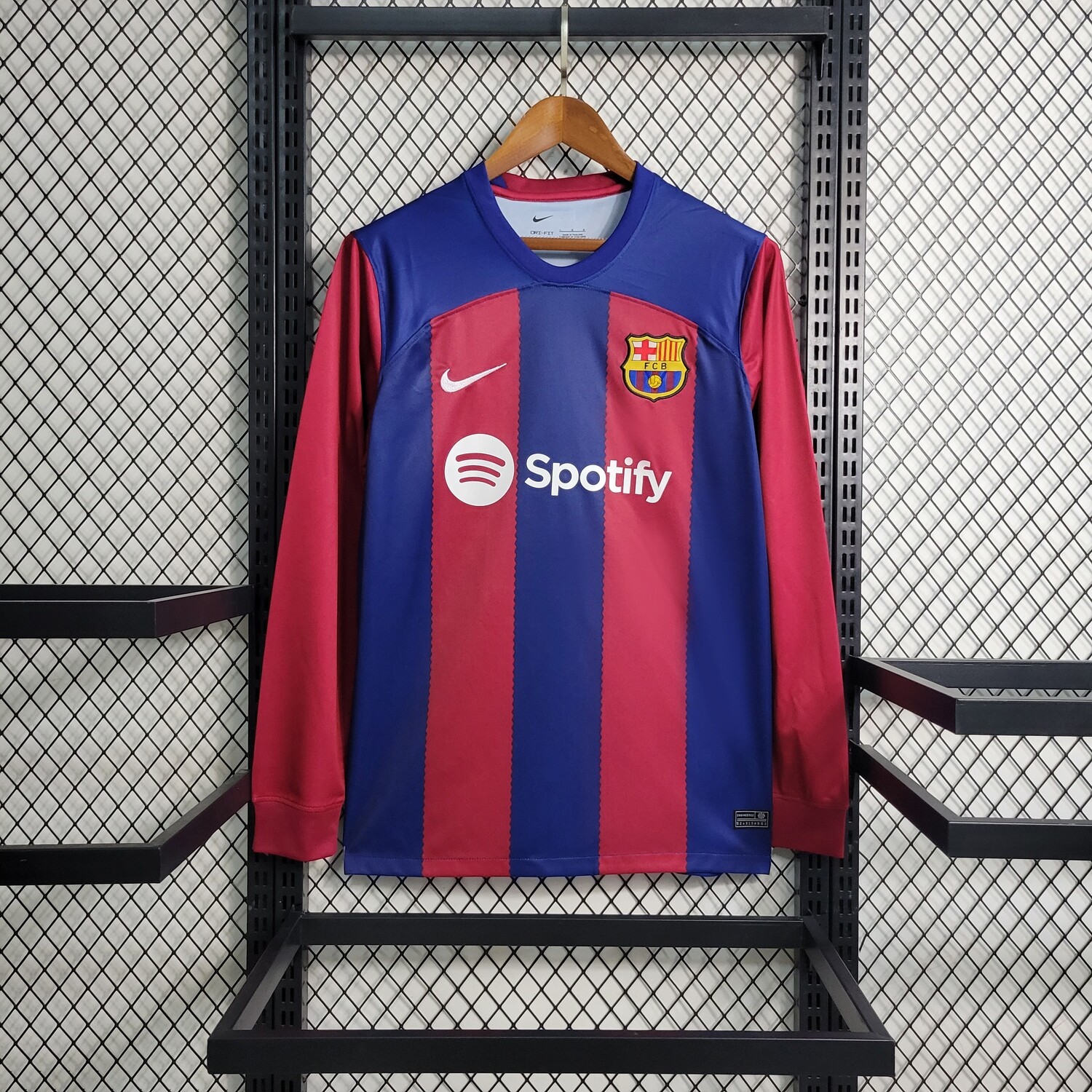 Camisa Barcelona Home 2023/2024 Manga Longa